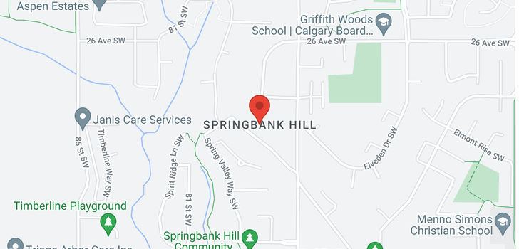 map of 225 Springbluff BV SW